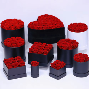Vente flash - Cadeau <span class=keywords><strong>pour</strong></span> la fête des mères - Boîte de roses éternelles - Rosa Preservada - Boîte de roses préservées - Rose éternelle dans une boîte - Product Image 1