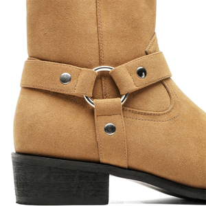 Bottes Chelsea décontractées pour hommes en cuir véritable avec doublure en fourrure, personnalisables avec logo, pour l'hiver, idéales pour le dropshipping - Product Image 4