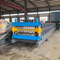 Machine de formage de rouleaux entièrement automatique à double couche pour panneaux de toiture et de mur en acier coloré, offre spéciale