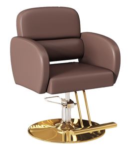 Chaise de barbier en cuir moderne de haute qualité pour salons, vente en gros, mobilier de salon de coiffure, équipement de salon - Product Image 3