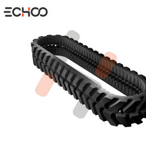 KX161-3S de KX91-3S KX41-3S/voie en caoutchouc de KX161-3ST pour le fabricant de pièces de train d'atterrissage en caoutchouc naturel de mini excavatrice de Kubota - Product Image 2