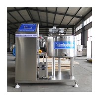 Ligne de lait pasteuriseur de lait pratique et abordable, prix de la machine/pasteuriseur de liquide d'œuf pour le lait pasteurisé