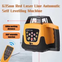 360 niveau Laser rotatif Laser rouge 500m ligne auto-nivellement Construction équipement de niveau Laser rotatif automatique