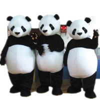 Costume de panda adulte / Costume de tête de panda / Costume de mascotte de fête