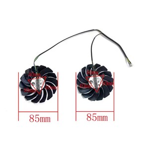 Nuevo VENTILADOR DE DOBLE bola PLD09210S12HH PLD09210B12HH 4PIN 85MM para Msi Pantser RX470 RX 480 RX570 RX580 Grafische Videokaart - Product Image 6