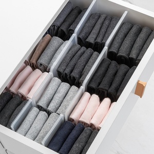 Free Combination Honeycomb <b>Plastic</b> Partition Box for Bathroom <b>Drawer</b> Partition for Underwear Sock Grid PP Material - Product Image 2