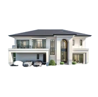 Villa Modulaire de Luxe Préfabriquée en Acier Léger pour le Tourisme, les Séjours en Gîte et les Activités de Loisirs Extérieurs