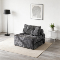 Sofá Reclinable Modular de Tela Plegable con Compresión al Vacío para Sala de Juegos, Dormitorio o Estudio - Venta al por Mayor