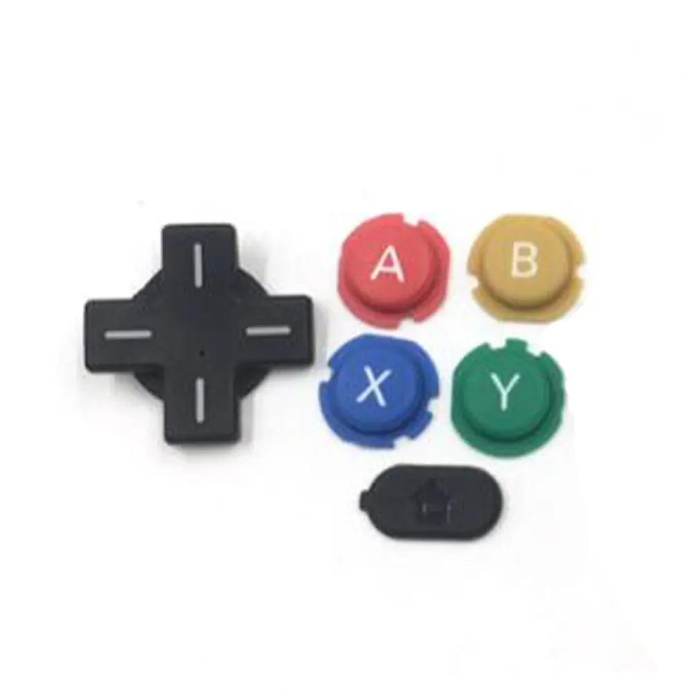 Peça de reparo de botão abxy cross, substituição de peça de reparo para console 3ds