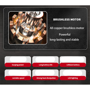 Brushless Screwdriver Lithium Battery Long Endurance High-<b>Power</b> Fastening <b>Tools</b> Household Brushless Screwdriver - Product Image 6