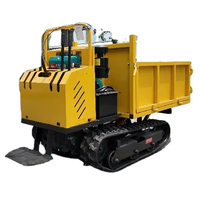 Mini-dumper chenillé de haute qualité, hydraulique, auto-chargeur, tout-terrain, avec chenilles en caoutchouc