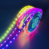 DC5V WS2812B Bireysel Adreslenebilir RGB LED Şerit 60LEDs/m 144LEDs/m IP30 Arduino için DIY Bar KTV Parti Ev Dekor Aydınlatma