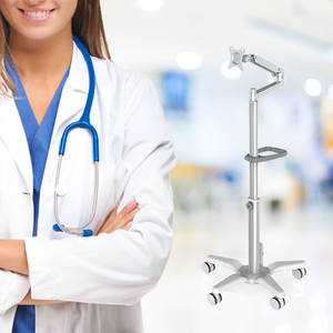 औद्योगिक शैली चिकित्सा टैबलेट गाड़ी अस्पताल मोबाइल स्टैंड के लिए मोबाइल स्टैंड - Product Image 4