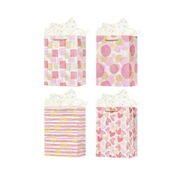 Sacs en papier biodégradable blancs mignons pour emballages cadeaux et souvenirs, écologiques, réutilisables, usage commercial