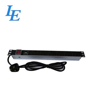 ปลั๊กไฟอังกฤษ 19 นิ้ว แบบราง PDU 6 ช่อง 8 ช่อง มาตรฐาน BS1363 13A พร้อมใบรับรอง CE ROHS - Product Image 5