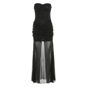 Vestido Tubo <span class=keywords><strong>de</strong></span> Moda Urbana para Mujer, Color Sólido, Ajustado, con Hombros Descubiertos, Nueva Colección Otoño Invierno - Product Image 5