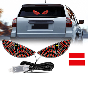 ไฟหน้ารถ Devil's <span class=keywords><strong>Eye</strong></span> แบบ LED หน้าจอแสดงผลแบบนุ่มนวล ไฟ LED RGB แบบยืดหยุ่น หน้าจอเมทริกซ์ ซ้าย+ขวา - Product Image 1