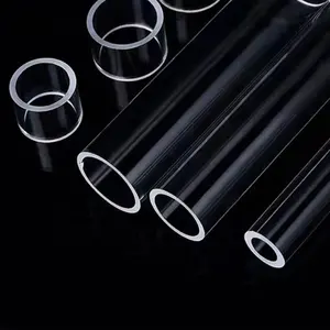 Custom OD100 Mm Borosilicate Glass 2 Ends Opened Personalized High Quality Glass Candle Glass Cover