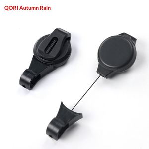 Plastic Pull-Tab Matte Retractable Buckle Back <b>Clip</b> <b>Frame</b> Easy-To-Pull Outdoor Keychain ID Card Holder Multi-Functional - Product Image 2