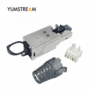 Ftp Type <strong>Plug</strong> <strong>Cat</strong> 6A Boot Shielded Network Cabling System Rj45 8P8C Cat6A Toolless Connectors Modular <strong>Plug</strong> - Product Image 4