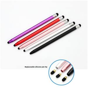 ปากกาสไตลัสแบบ <span class=keywords><strong>2</strong></span> in 1 สำหรับหน้าจอสัมผัส  ปลายยางและผ้า  แบบสั่งทำได้  ขายส่ง  สำหรับโทรศัพท์มือถือ - Product Image 5