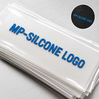 Étiquette de transfert thermique en silicone mat 3D sur mesure, logo de marque, patch pour vêtements, badge en caoutchouc professionnel, OEM
