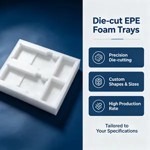 Custom Die Cut EPE Foam <b>Insert</b> <b>for</b> Electronics Hardware Medical Devices <b>Cushioning</b> Packaging Tray - Product Image 5