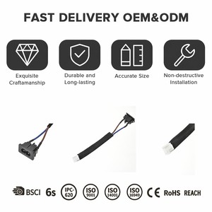 Harness dan Konektor Kabel Sepeda Listrik PBT Tahan Air untuk Sistem Koneksi Baterai Pengontrol Motor Sepeda Motor/Mobil - Product Image 3