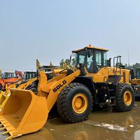 Chargeuse sur pneus de chantier renforcée Lingong 956L, moteur CAT, modèle 2025, poids 37000 kg, essieu renforcé, la plus vendue, en stock