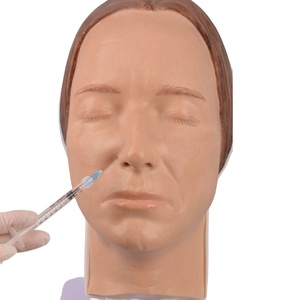 Thực Hành mannequin Silicone khuôn mặt mô hình Nữ manikin đầu cho thẩm mỹ khuôn mặt tiêm đào tạo giảng dạy - Product Image 1