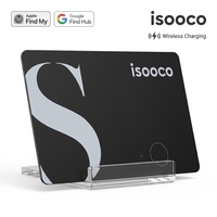 Traceur GPS ISOOCO compatible double système d'exploitation avec suivi en temps réel 4G/5G Wi-Fi et contrôle par application pour iOS/Android