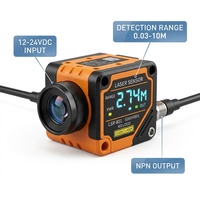Capteur de distance laser O1D100 O1D101 O1D102 O1D103 O1D105 O1D106 O1D108 O1D120 O1D405 O1D155, sortie NPN 12-24VDC