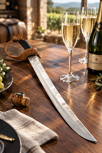 <span class=keywords><strong>Sabre</strong></span> à <span class=keywords><strong>champagne</strong></span> de luxe HUAJU INDUSTRIAL avec boîte de présentation en bois, couteau d'ouverture de <span class=keywords><strong>champagne</strong></span> professionnel <span class=keywords><strong>pour</strong></span> sommelier - Product Image 3