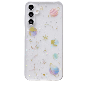 Custodia per telefono con Glitter pianeta cielo stellato di lusso per Samsung <span class=keywords><strong>Galaxy</strong></span> A56 A36 A06 A16 A04S A05S 5G A55 A35 A15 4G A25 A34 A54 A14 A23 - Product Image 3