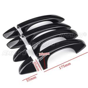 Ensemble de garnitures de poignées de porte latérales pour Skoda A7/ VW Golf MK7 2014-2018/ Golf 8 2020-2021/MK7.5 2018-2020/ Golf 6 MK6 2009-2012 - Product Image 2