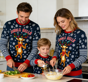 2026 Custom Jacquard Knitted Family <strong>Christmas</strong> Pullover Sweater Family Acrylic Sweater Kid <strong>Girls</strong> Boys <strong>Christmas</strong> <strong>Jumper</strong> - Product Image 2