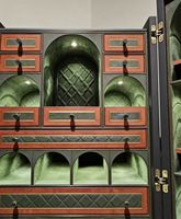 Solution de rangement de bar contemporaine, élégante et peu encombrante pour les bars résidentiels de luxe et les zones de divertissement, armoire à vin