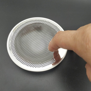 Crépine de vidange en acier inoxydable, petite, moyenne, grande, pour évier de salle de bain et de cuisine - Product Image 1