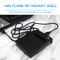 Lecteur de cartes RFID de proximité 125KHz, émetteur de cartes de bureau, lecteur de cartes intelligentes USB Wiegand ABS ISO 14443A pour Windows Linux Android