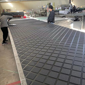 डेयरी फार्म और घुड़दौड़ के लिए स्क्रैच पैड रबर गाय चटाई के साथ एंटी-थकान स्थिर फर्श - Product Image 4