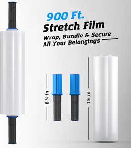 لفائف بلاستيكية صناعية شفافة قابلة للتمدد مخصصة للاستخدام الشاق، سماكة 1-35 ميكرون، مصنوعة من البولي إيثيلين الخطي منخفض الكثافة - Product Image 2