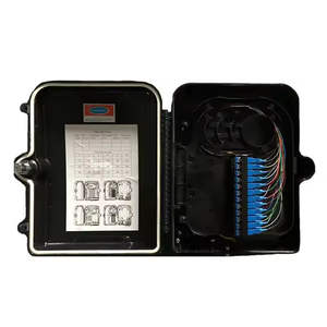 Werks großhandel FTTH Fiber Optic Junction <span class=keywords><strong>Box</strong></span> <span class=keywords><strong>2</strong></span> IN 12 OUT Optischer Verteiler kasten Pole Wand montage - Product Image 6