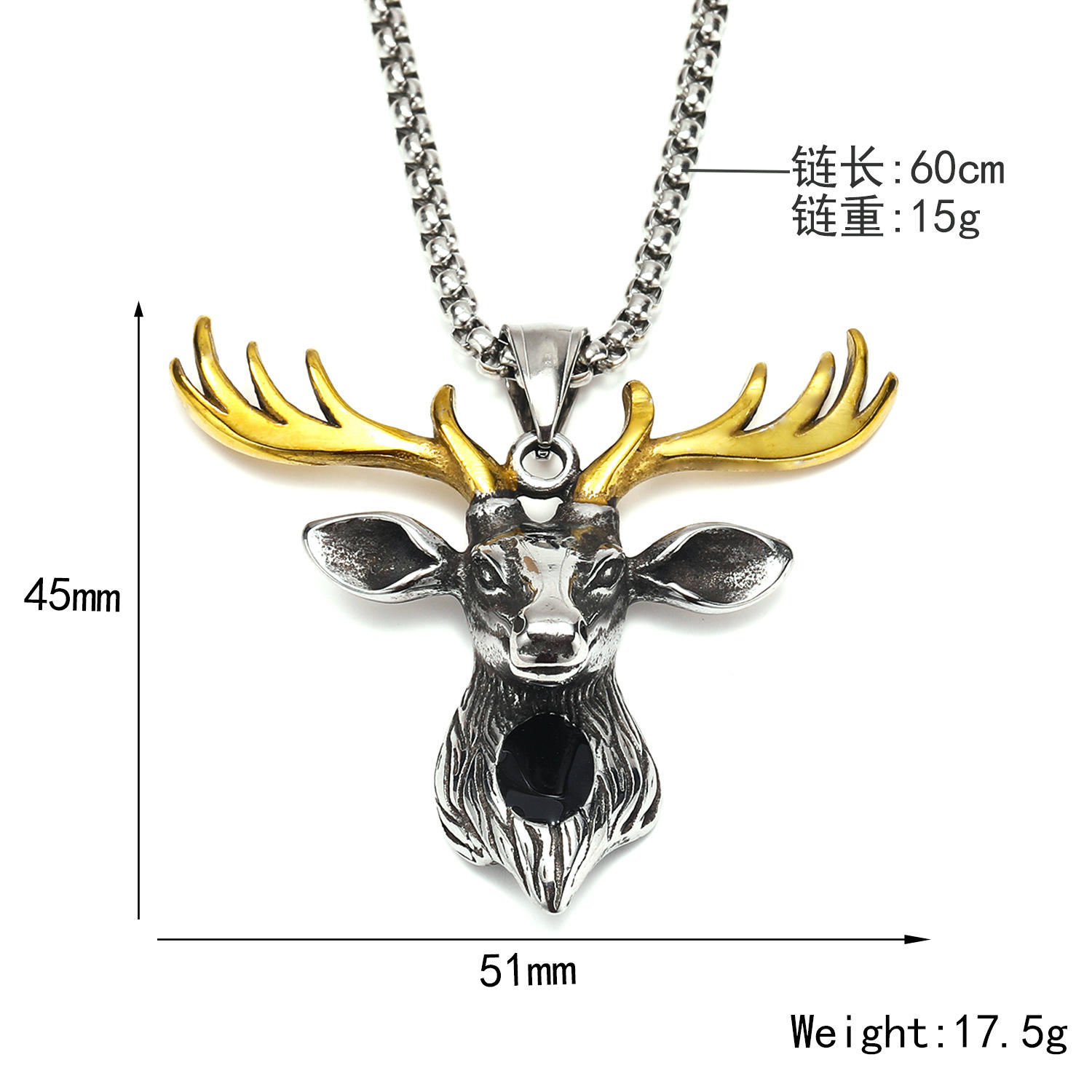 A gold dripping pendant with no chain