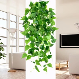 Plante artificielle Pothos 105 cm, plante grimpante verte à cinq branches pour la décoration de la maison et des mariages - Product Image 2