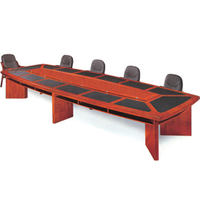 Ensemble de table et de chaises de conférence pour mobilier de bureau, table de salle de conférence de direction personnalisée, grande table de salle de conférence