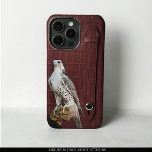 เคสโทรศัพท์หนังจระเข้ออกแบบแฟชั่นคุณภาพสูงคุณภาพสูงสําหรับ iPhone <span class=keywords><strong>14</strong></span> <span class=keywords><strong>pro</strong></span> <span class=keywords><strong>max</strong></span> พร้อมสายคล้อง - Product Image 2