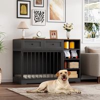 Cages et maisons pour animaux de compagnie personnalisables, grande cage et maison en bois modernes pour chiens, clôture d'isolement intérieure haut de gamme pour chiens