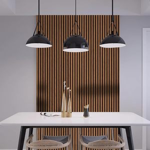 Bảng điều khiển âm thanh rạp hát tại nhà hiện đại với sợi polyester và MDF để chặn tiếng ồn và giải pháp thiết kế đồ họa khuếch tán âm thanh - Product Image 5