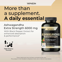 Capsule végétalienne d'Ashwagandha extra forte OEM, extrait de racine 20:1 avec poivre noir, complément alimentaire à base de plantes pour l'équilibre quotidien de l'humeur et du corps