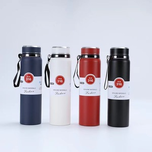 Termos aislados de doble pared, botellas de agua de acero inoxidable 304 para deportes, copas de vino, copa de bebida, juego de regalo - Product Image 1